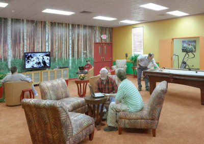 Activity Room - Mountain Laurel Recovery Center - Westfield Pennsylvania alcohol and drug rehab center for men - drug addiction treatment for men - dual diagnosis treatment center